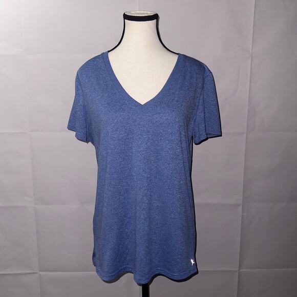 Danskin Now semi fitted blue blouse women's size large(12-14) - Picture 1 of 5